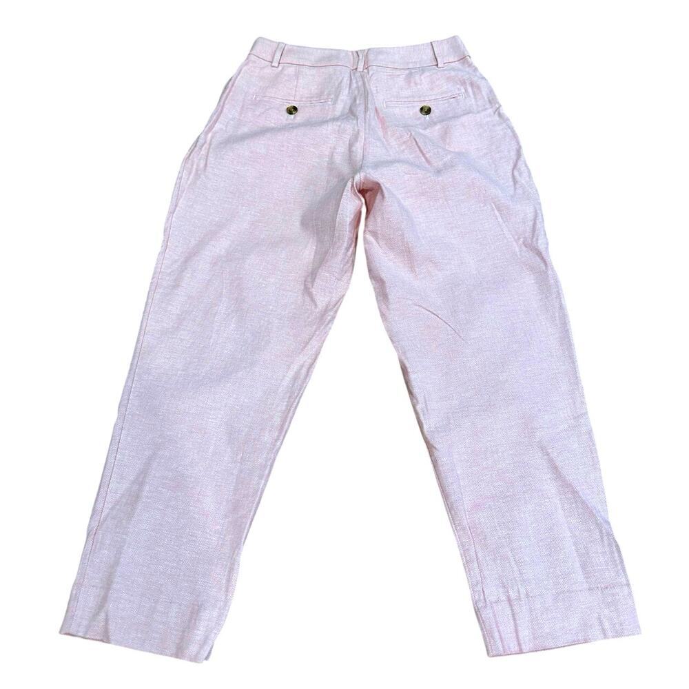 Banana Republic Linen Herringbone Pleated Pant - Picture 7 of 7